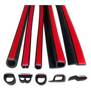 Rubber Seal Strip – Rubber Sealing Strip for Door/Panel Gaps, Dust/Water/Noise Protection, Flexible Extrusion, Weatherproof, Cut to Length